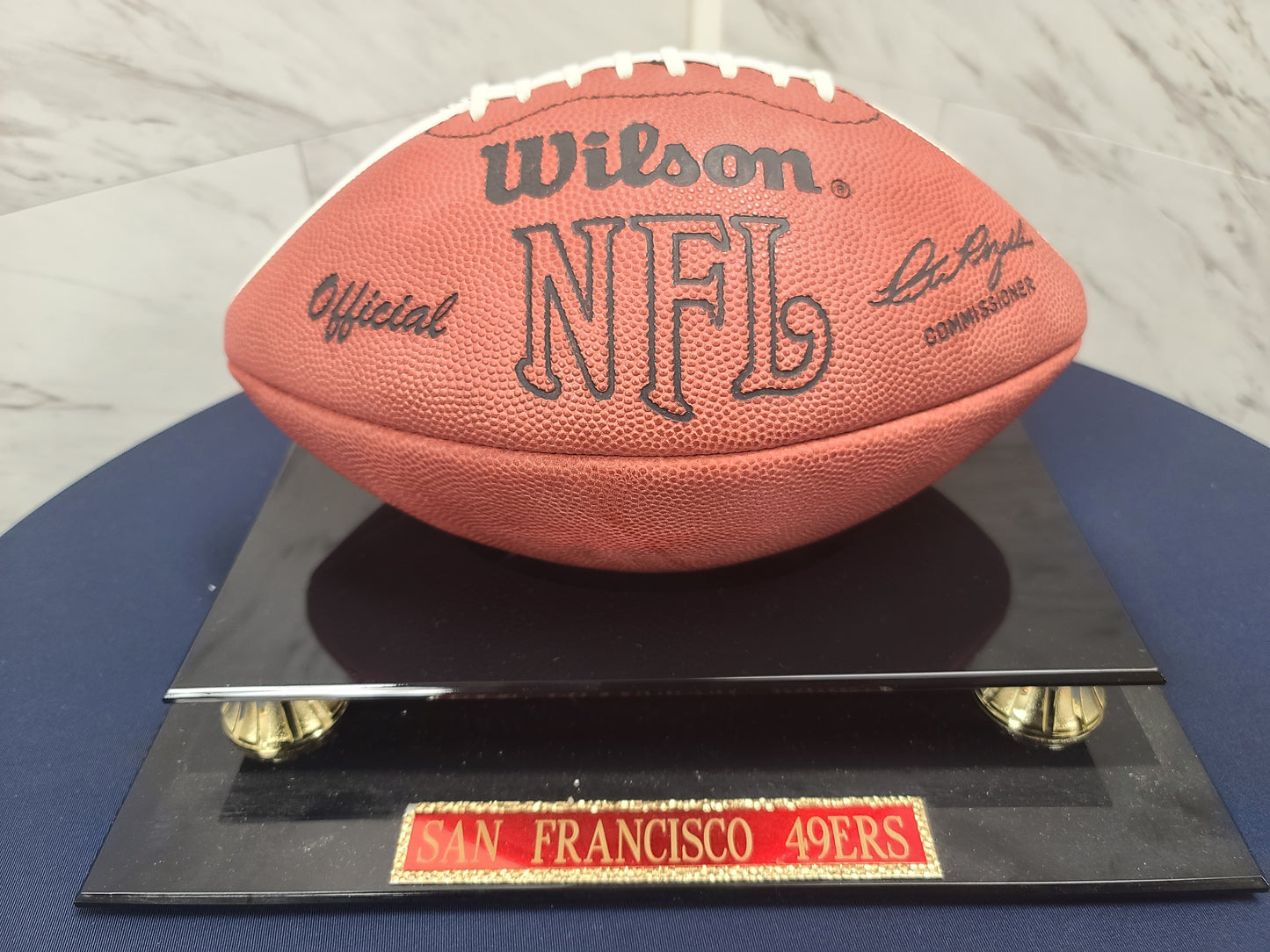 THREE Joe Montana and Dwight Clark limited edition NFL signed footballs featuring “The Catch”. Hand #rd/350
