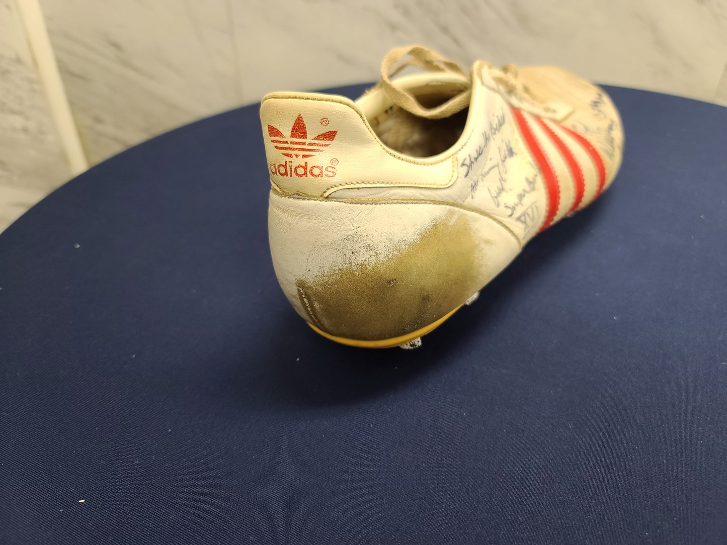 San Francisco 49ers 1981-82 Signed Super Bowl Winning Game Used/Worn Shoes by Ray Wersching with inscription “Shoes that kicked the Game Winning Field Goal Super Bowl XVI”