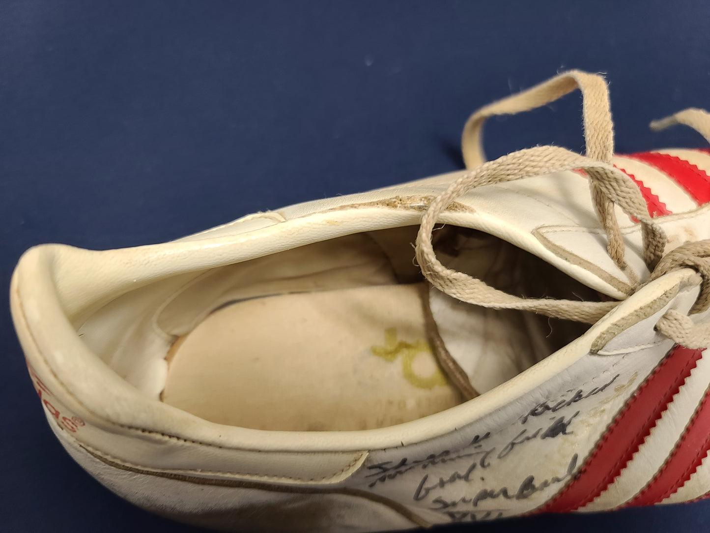 San Francisco 49ers 1981-82 Signed Super Bowl Winning Game Used/Worn Shoes by Ray Wersching with inscription “Shoes that kicked the Game Winning Field Goal Super Bowl XVI”