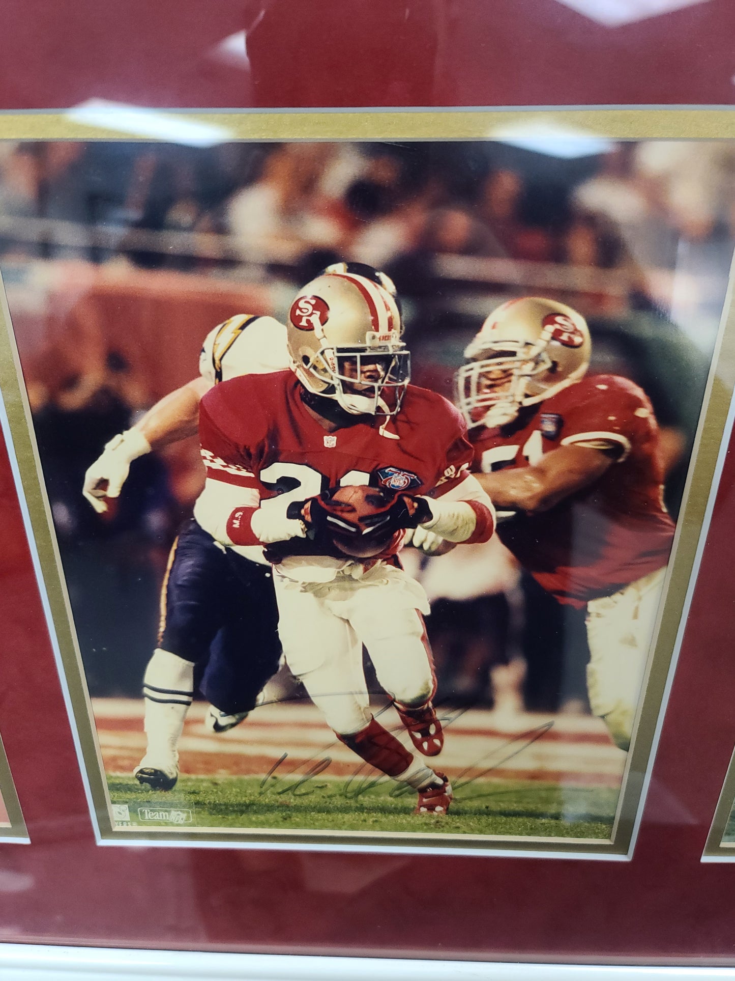 Framed and Signed Jerry Rice, Deion, William Floyd, Steve Young and Brent Jones photos