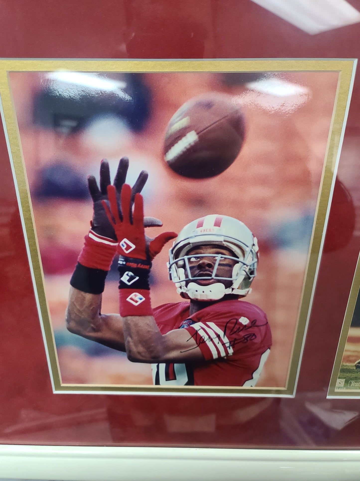 Framed and Signed Jerry Rice, Deion, William Floyd, Steve Young and Brent Jones photos