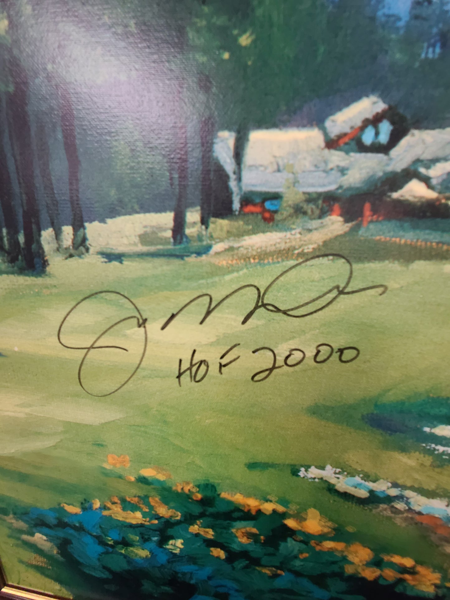 San Francisco 49ers Signed Joe Montana Painting by Armando Delgado Original (only 2 ever created) — A Legendary Tribute