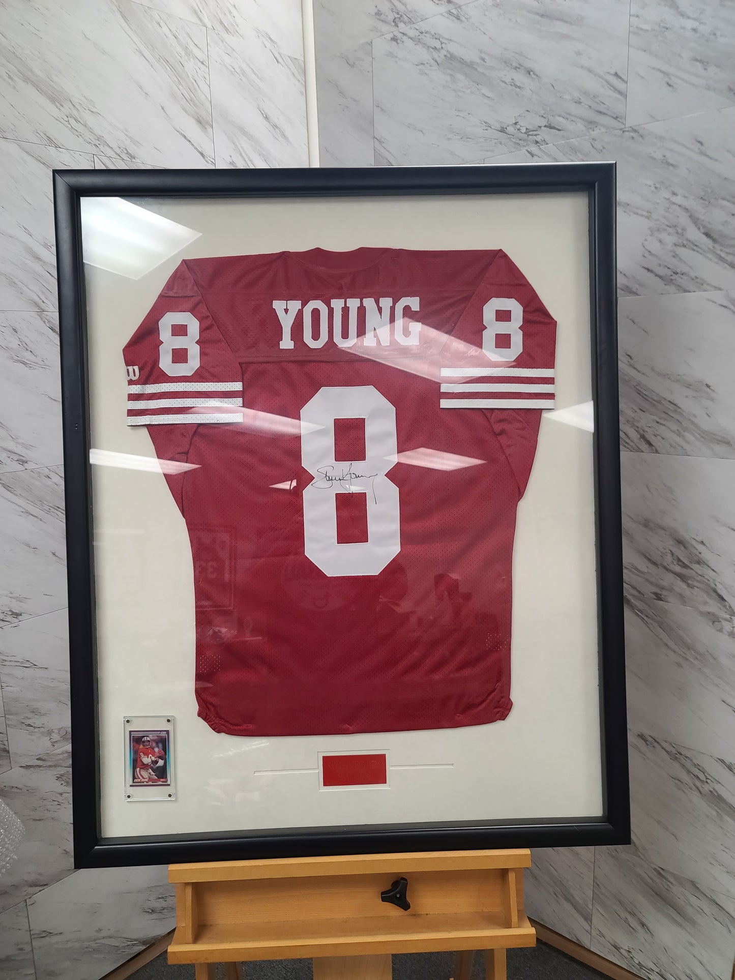 Signed Steve Young Framed Jersey – A Legendary Piece of 49ers History