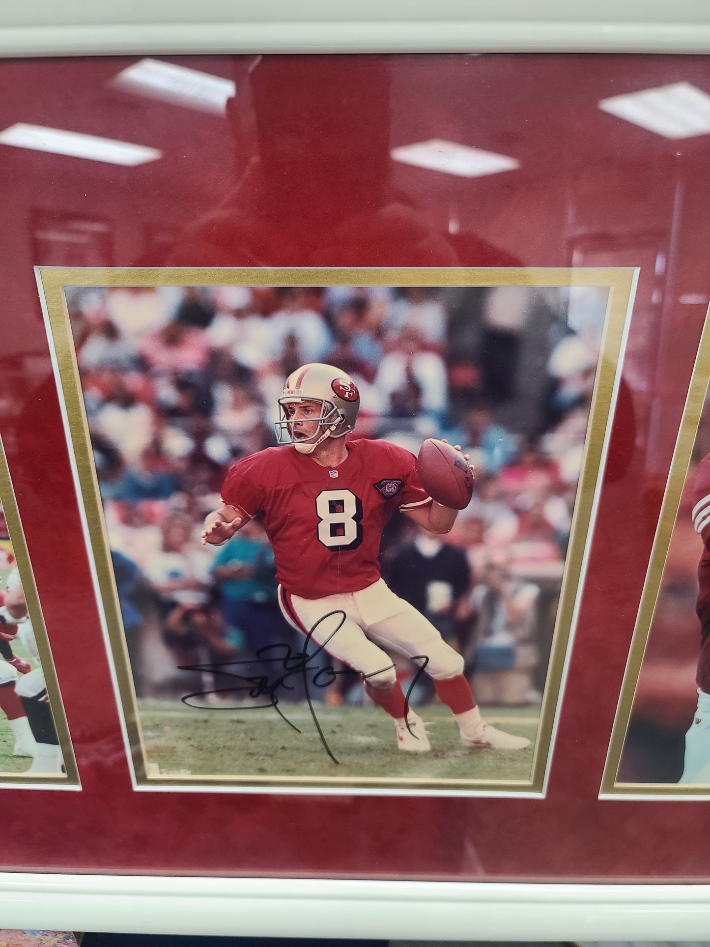 Framed and Signed Jerry Rice, Deion, William Floyd, Steve Young and Brent Jones photos